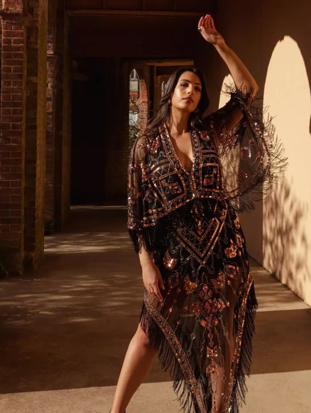 ASOS Fringe Sequin Dress - Rare
